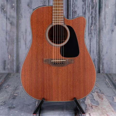 Takamine GD11MCE Dreadnought Acoustic/Electric Guitar, Natural, front closeup