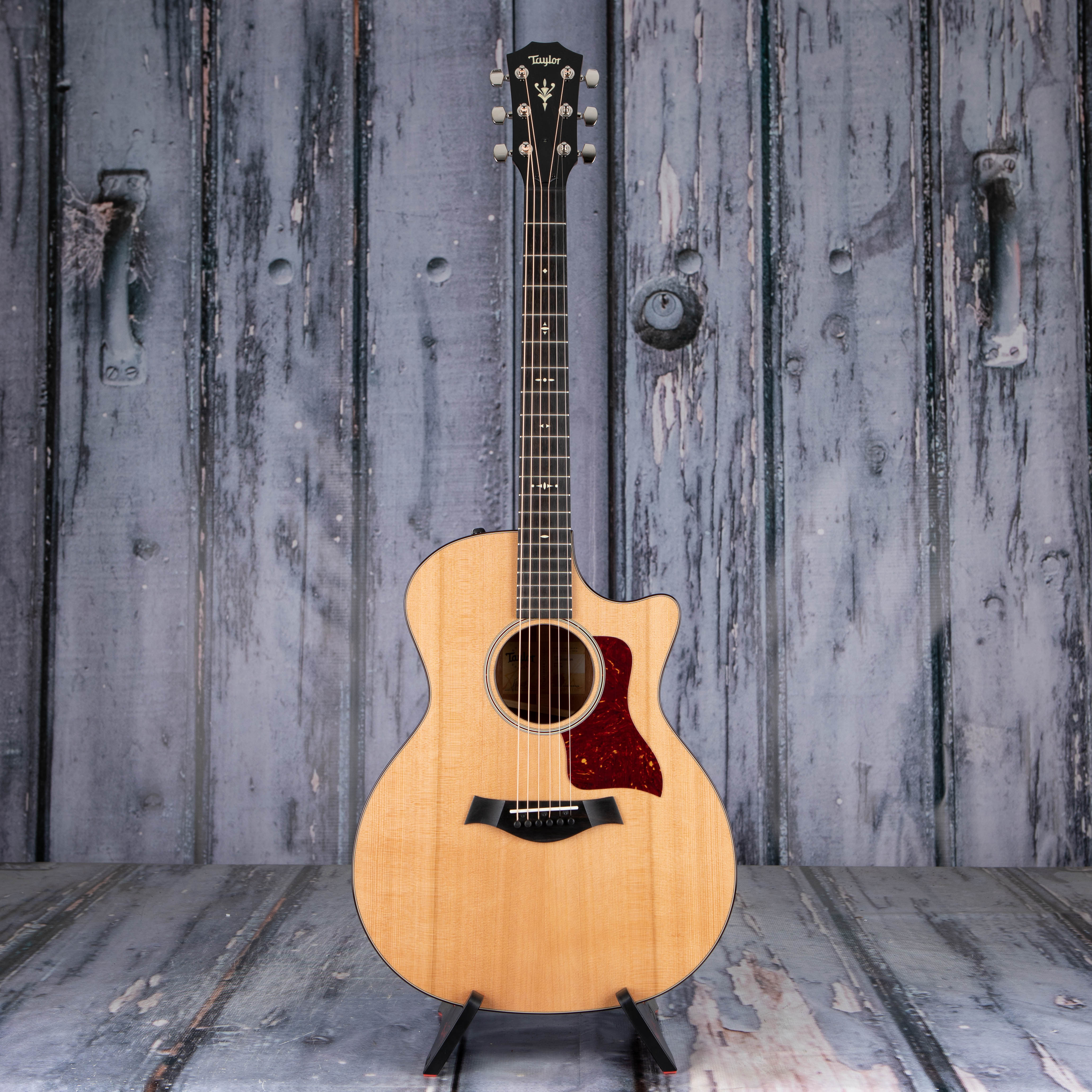 Taylor 514ce Acoustic/Electric Guitar, Natural, front
