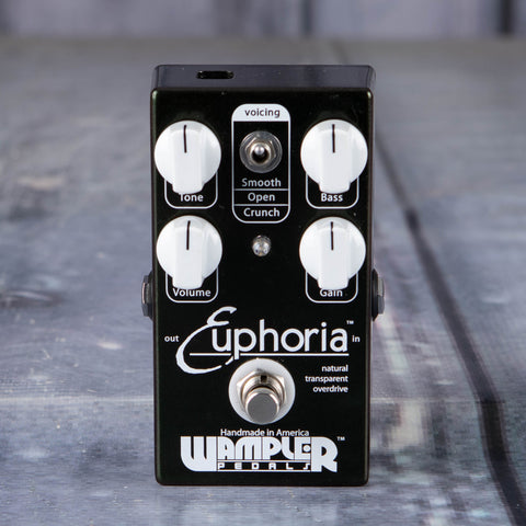 Used Wampler Euphoria Overdrive Effects Pedal, front