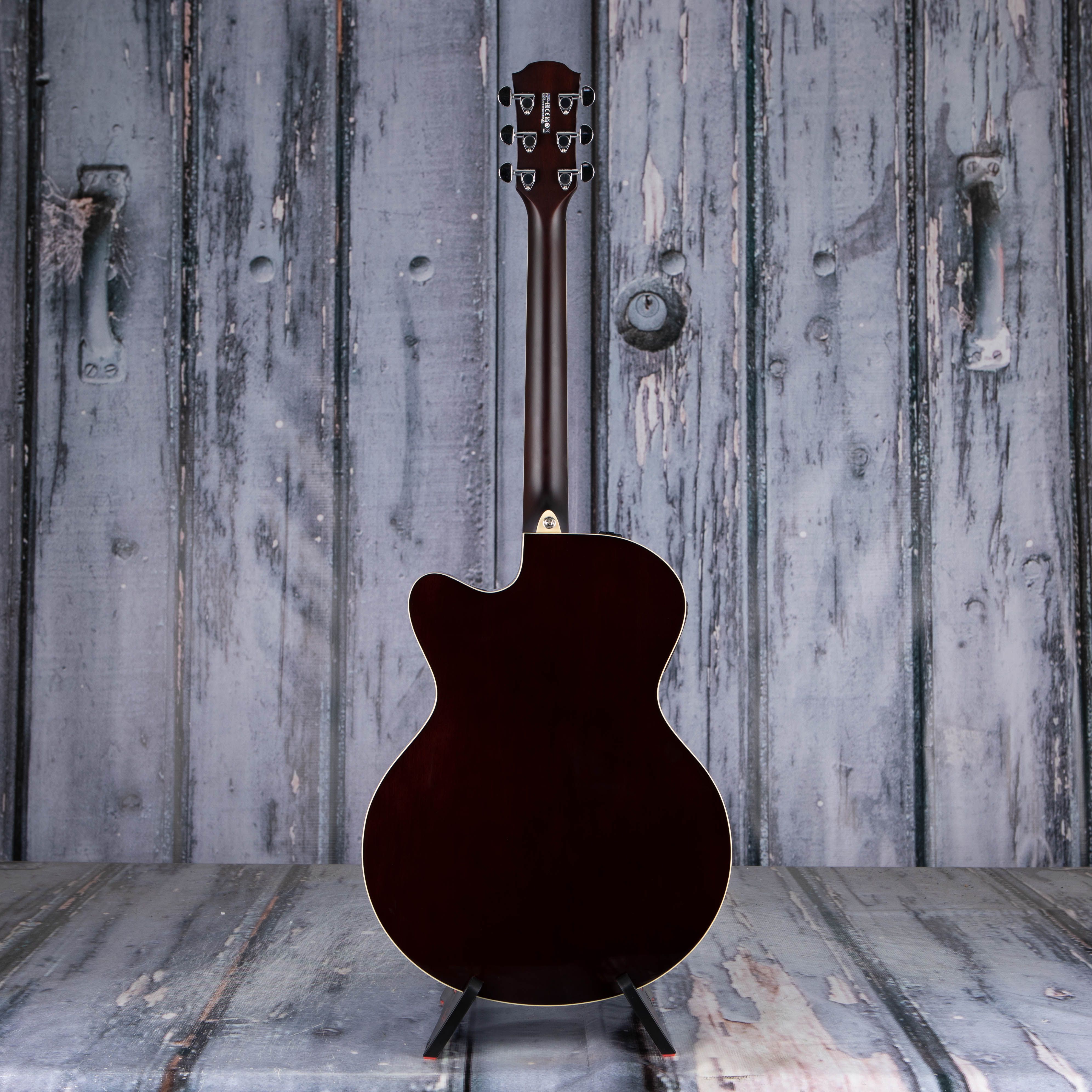 Yamaha CPX600 Medium Jumbo Cutaway Acoustic/Electric Guitar, Old Violin Sunburst, back