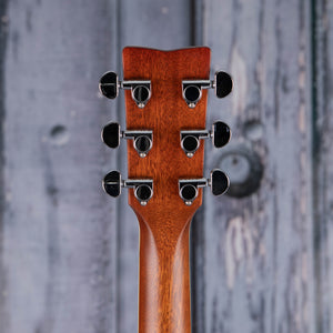 Yamaha FGX830C Dreadnought Cutaway Acoustic/Electric Guitar, Natural, back headstock