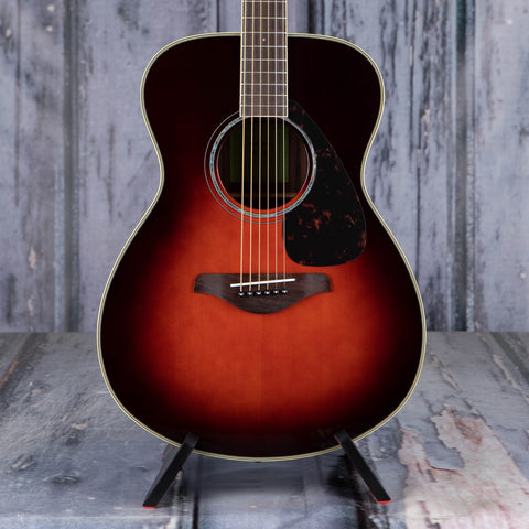 Yamaha FS830 Concert Acoustic Guitar, Natural, front closeup