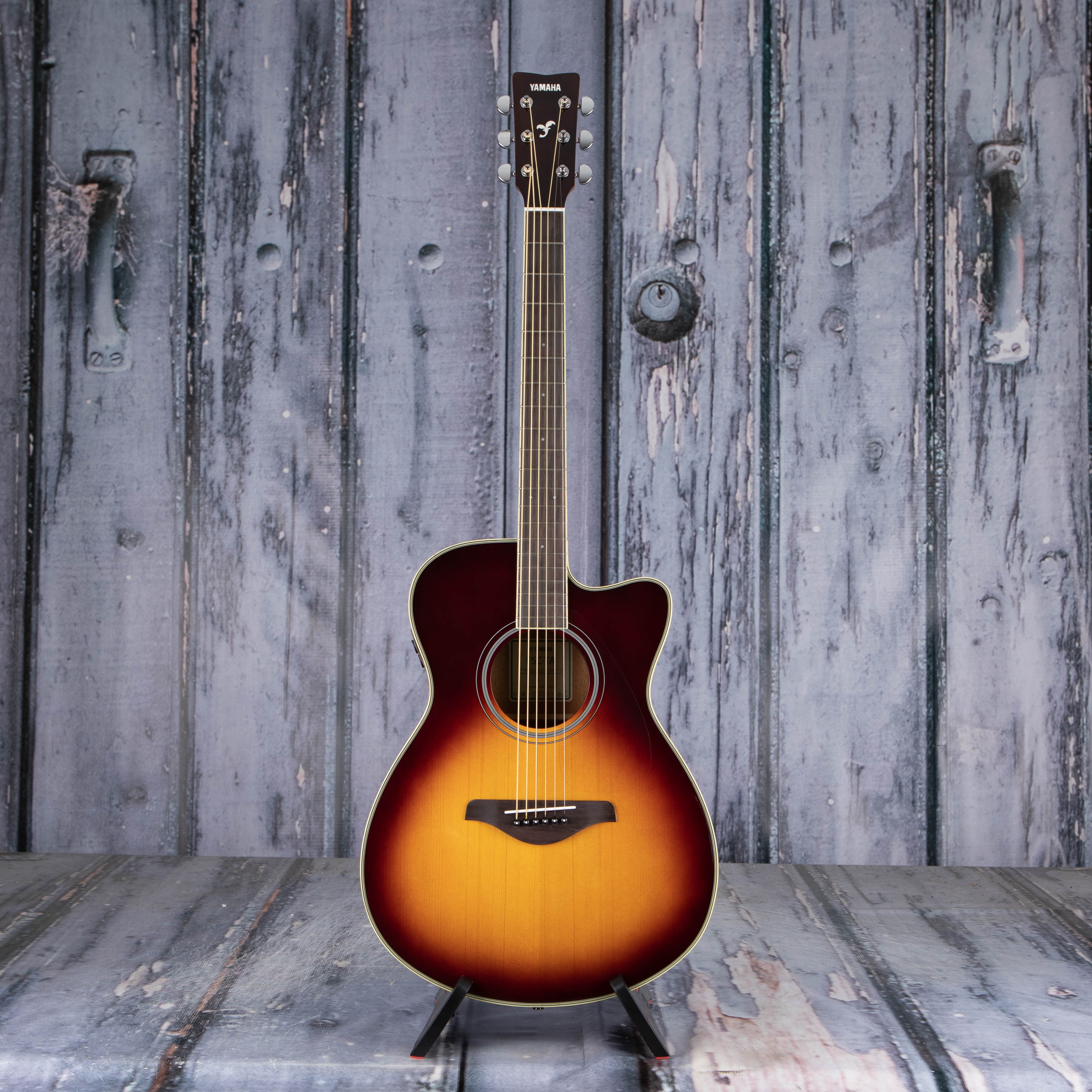 Yamaha FSC-TA TransAcoustic Concert Acoustic/Electric, Brown Sunburst, front