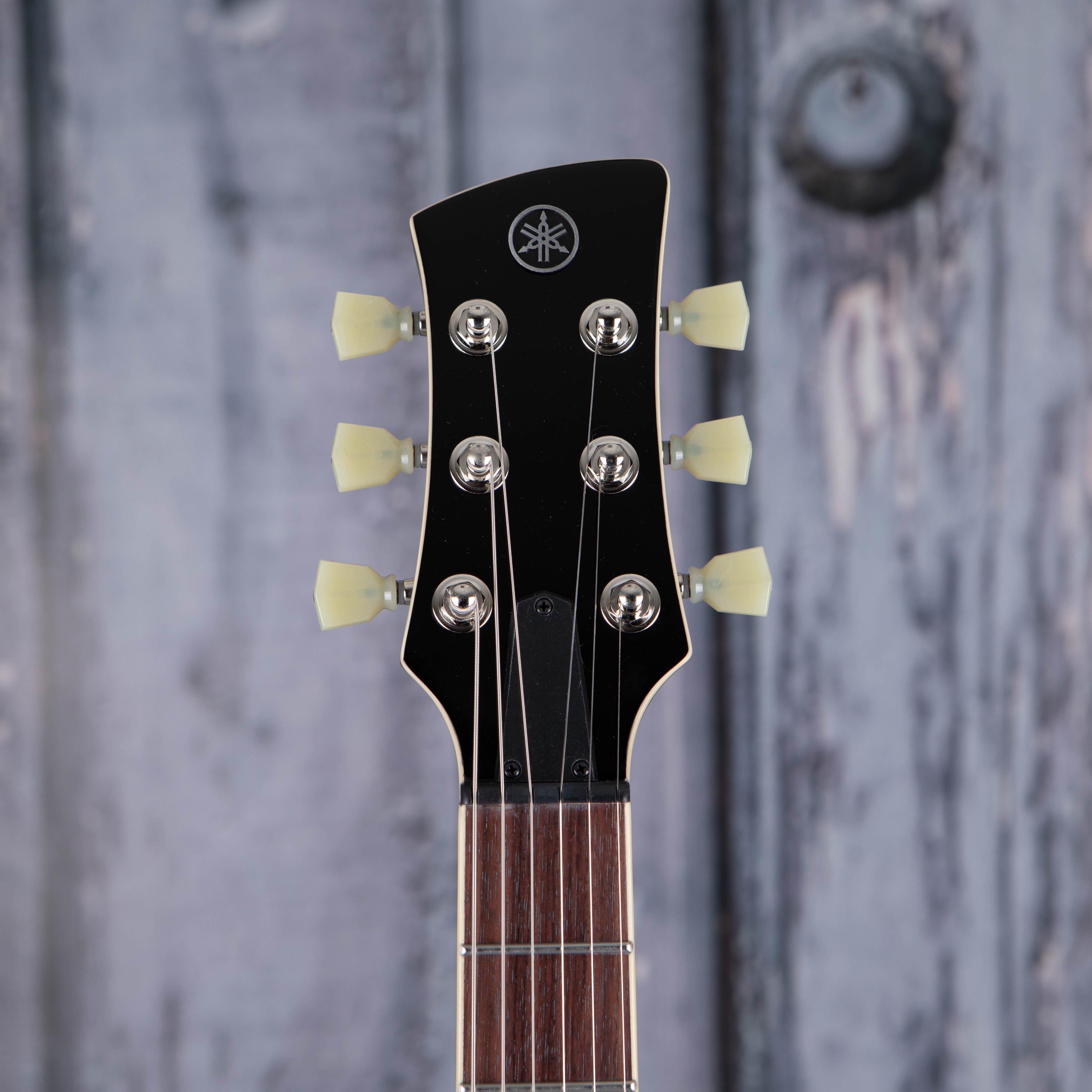 Yamaha Revstar Standard RSS20 Electric Guitar, Swift Blue, front headstock