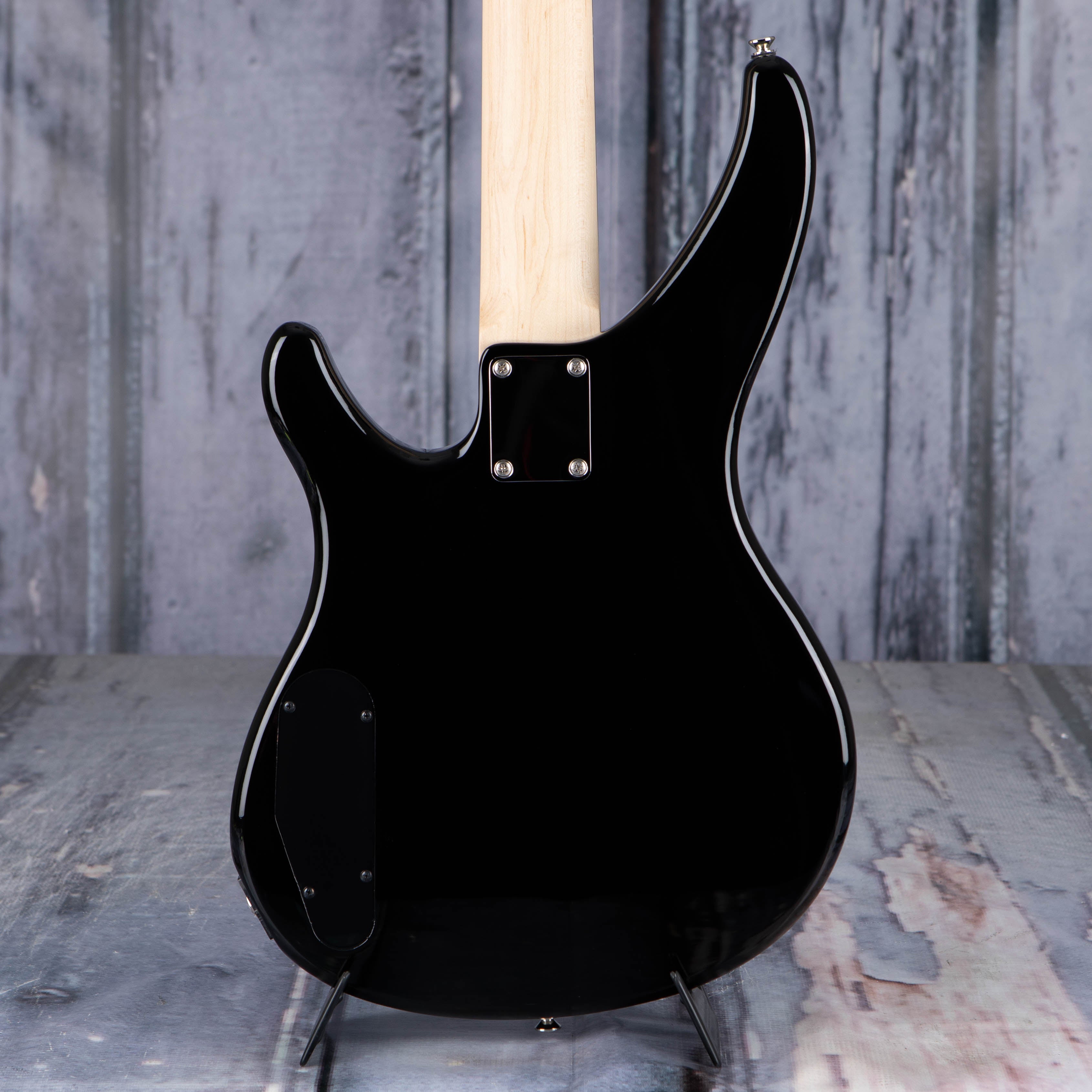 Yamaha TRBX174 Electric Bass Guitar, Black, back closeup