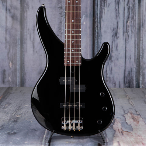 Yamaha TRBX174 Electric Bass Guitar, Black, front closeup