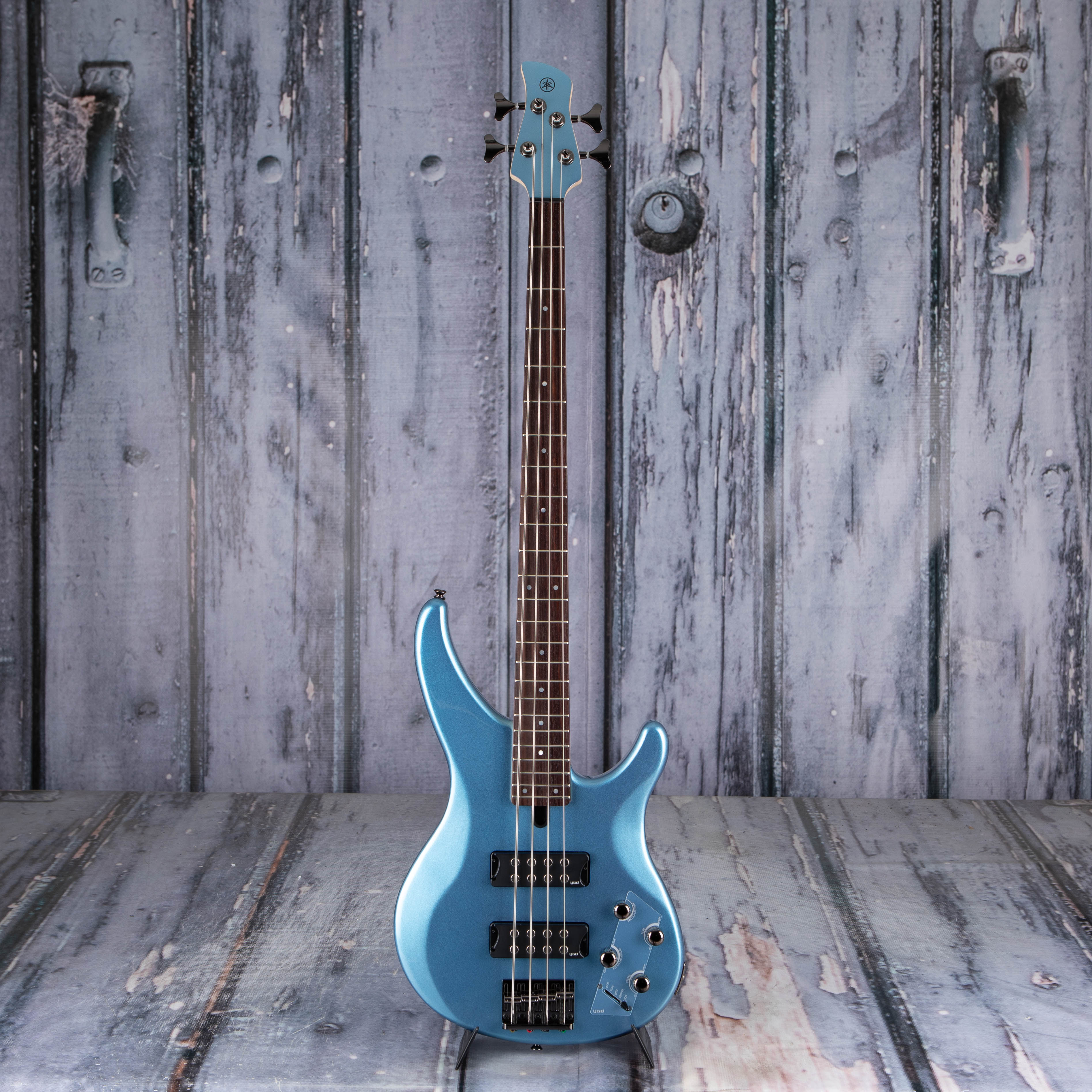 Yamaha TRBX304 Electric Bass Guitar, Factory Blue, front