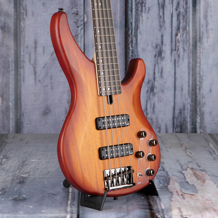 Yamaha TRBX505 5-String Bass, Brick Burst