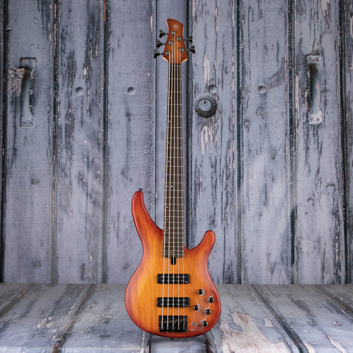 Yamaha TRBX505 5-String Bass, Brick Burst