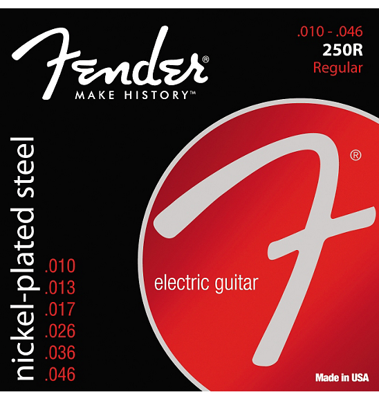 Fender 250R Super 250 Nickel-Plated Steel Electric Strings